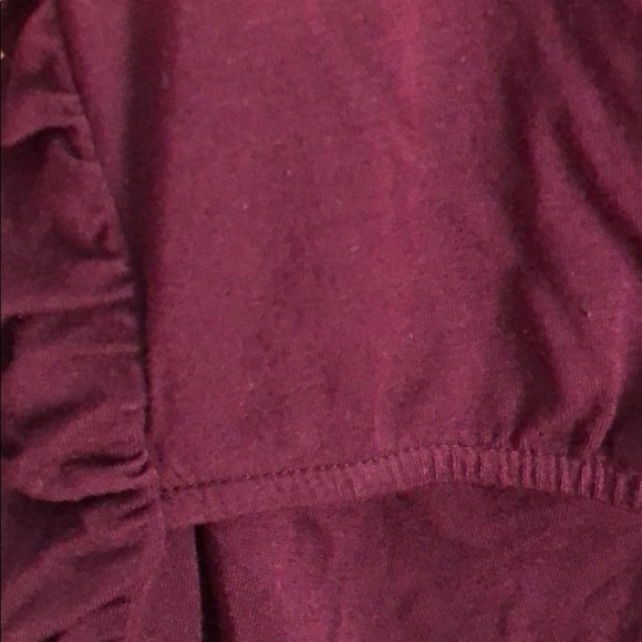 Ladies Larrivo Maternity / Nursing Long Tunic Style Burgundy Turtleneck - Picture 4 of 8